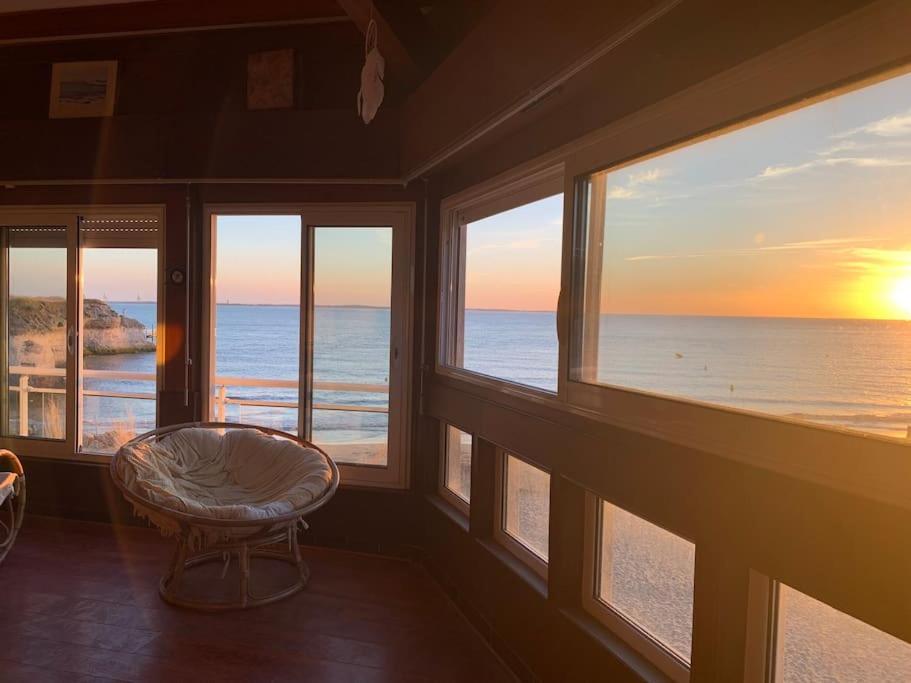 Beach Apartment - Ocean Sunset Full View เมสเชียร์-ซัวร์-จิรองด์ ภายนอก รูปภาพ