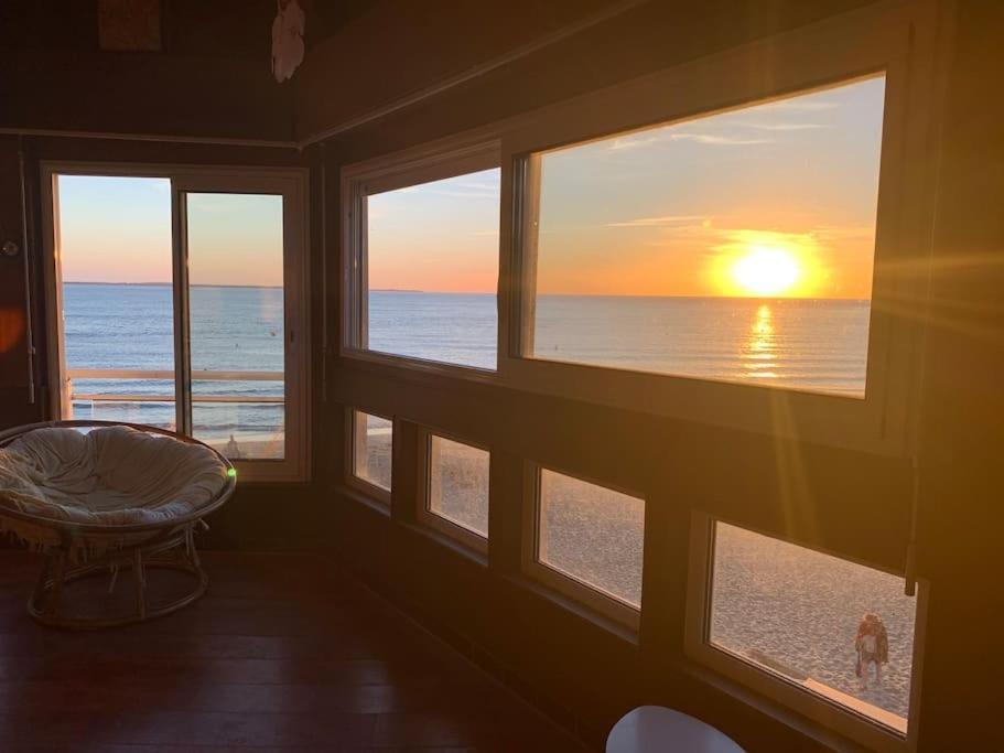 Beach Apartment - Ocean Sunset Full View เมสเชียร์-ซัวร์-จิรองด์ ภายนอก รูปภาพ