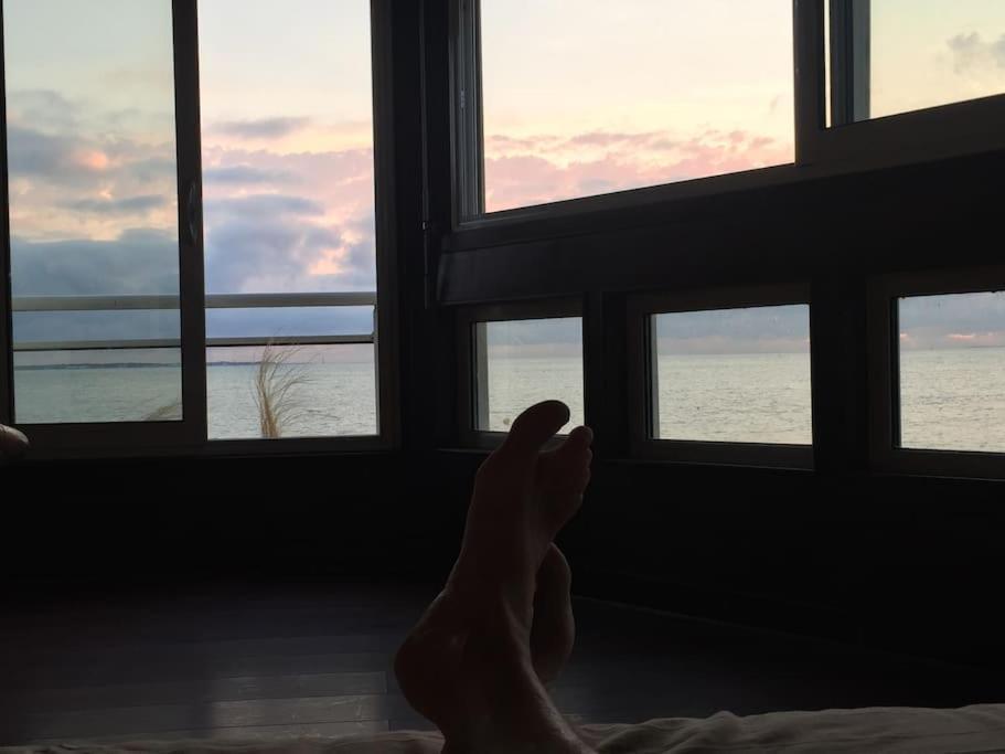 Beach Apartment - Ocean Sunset Full View เมสเชียร์-ซัวร์-จิรองด์ ภายนอก รูปภาพ