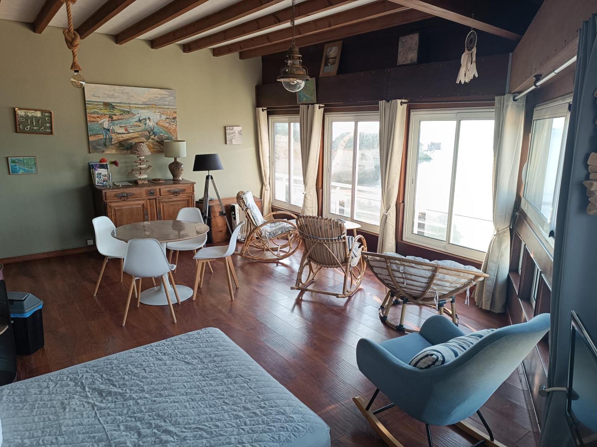 Beach Apartment - Ocean Sunset Full View เมสเชียร์-ซัวร์-จิรองด์ ภายนอก รูปภาพ