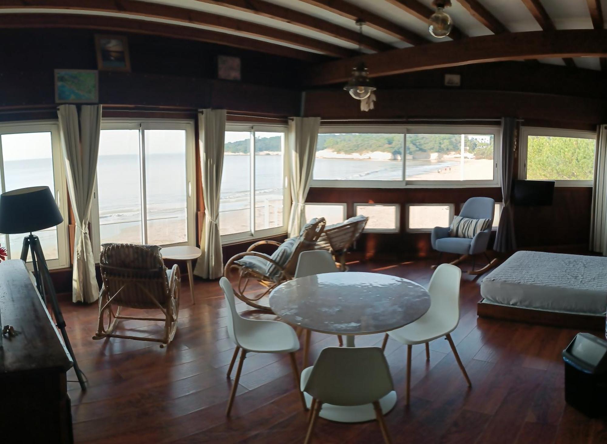 Beach Apartment - Ocean Sunset Full View เมสเชียร์-ซัวร์-จิรองด์ ภายนอก รูปภาพ